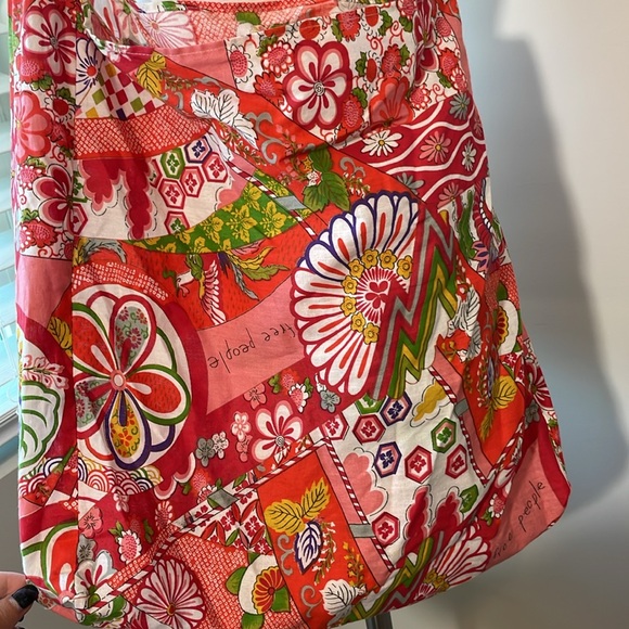 Free people boho crossbody floral tote - Picture 2 of 5
